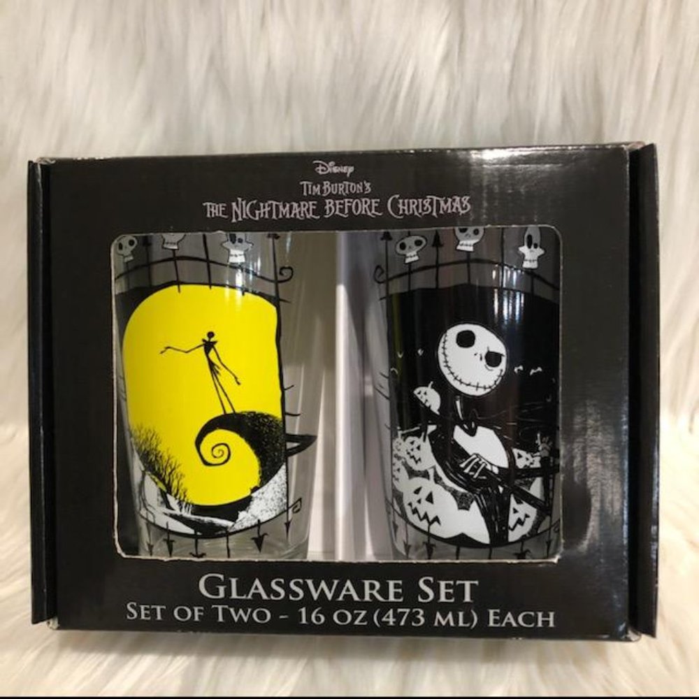 Nightmare Before Christmas Glassware Set